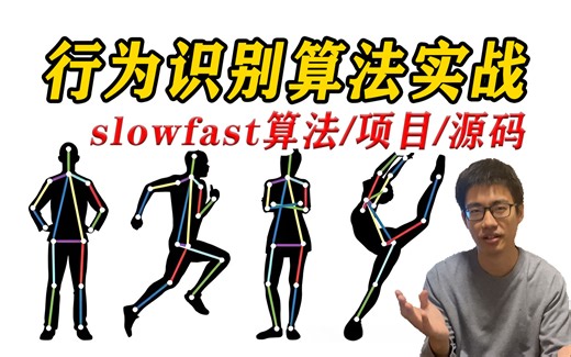 吹爆！全B站公认最好的行为识别实战教程，slowfast算法/视频分析与动作识别/视频异常检测算法与元学习快速入门！