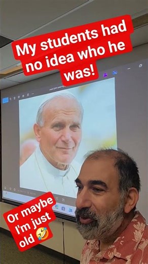 Historical illiteracy! Most of my college students did not know who he is.