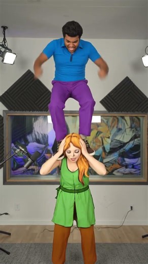 Minecraft steve and minecraft alex