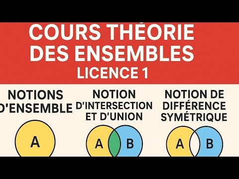 COURS MATHS INFO : THÉORIE DES ENSEMBLES LICENCE 1 DEUXIÈME PARTIE