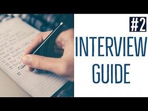 Interview guide (Qualitative interviews #2)