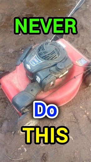 NEVER Do THIS When Servicing Your Lawnmower #shorts #lawnmowerrepair