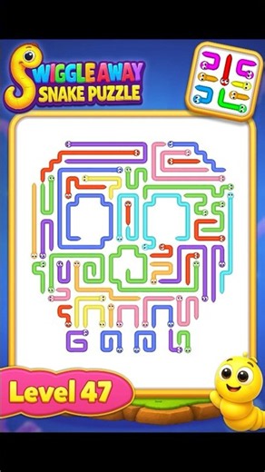 WAIT… WHERE DID ALL THE SNAKES GO? 👀🐍 | Wiggle Away: Snake Puzzle - Level 47