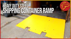 Watch Heavy Duty Shipping Container Ramp - Built Like on Amazon Live