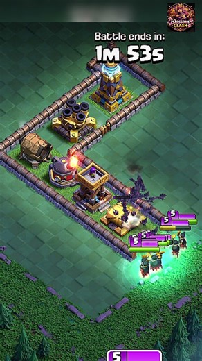 Night witches vs cust defences|| #clashofclans #coc #alightmotion