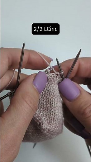 2/2 LCinc - mini knitting demo #knittingtutorials
