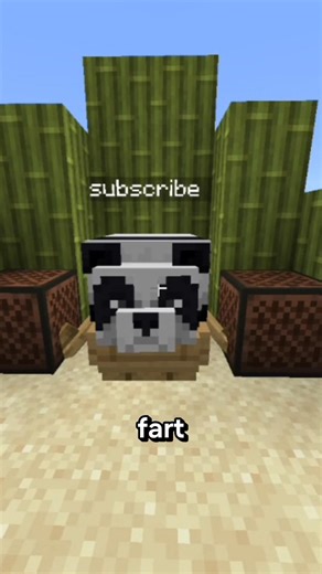 Minecraft Fart Sound!?🐼⛏️