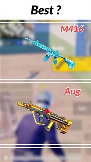 M416 v/s Aug Battle: Which One Actually Wins #bgmi #pubg #shorts