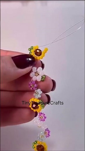 ✨ DIY Beaded Flower Pacifier Clip Tutorial | EASY Silicone.