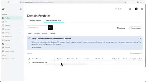 GoDaddy's new Global Portfolio for DDC members lets you track your domains wherever they're registered: 👉Expiration dates👉Registrar lock status👉Afternic lander status, and more. Managing names across multiple registrars and still using a spreadsheet? This is for you.