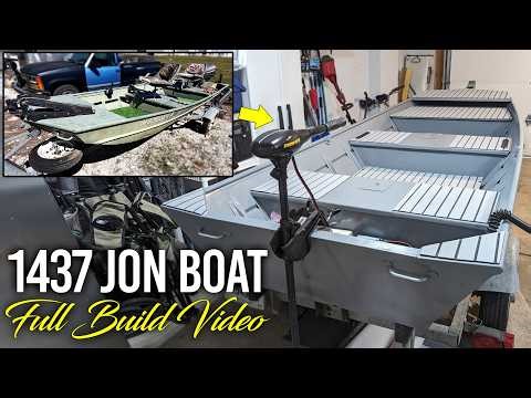FULL Jon Boat Build Compilation - Start to Finish