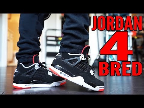 2019 JORDAN 4 "BRED" SNEAKER REVIEW AND ON FOOT !!! SNEAKER OF THE YEAR ?