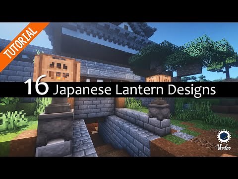 🏮 16 Japanese Lantern Designs for Minecraft 🏮