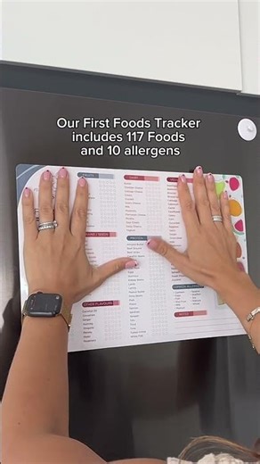 First Foods Tracker for Babies | Baby-Led Weaning + Starting Solids