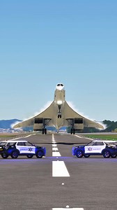 Amazing Concorde taking off with Police presence #aviation #concorde | IronGaming