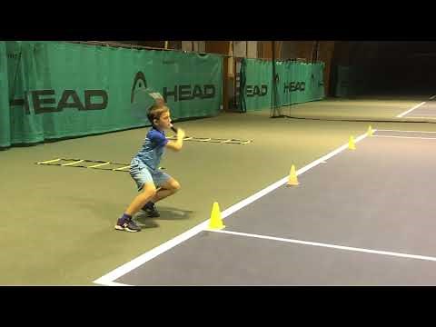 Travail des appuis au tennis 9 / 10 ans