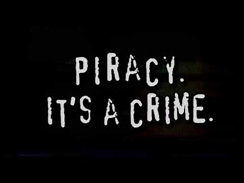 Piracy Its a Crime - old Australian Anti-Piracy Advert
