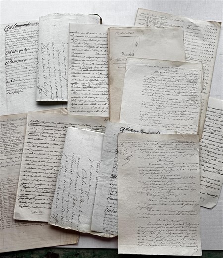 Antique Handwritten Papers, 1800's Calligraphy, Ephemera for Crafting, Scrapbooking - Etsy