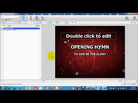 How to use Easy worship software for church presentation(Easy Worship Full Tutorial Video)