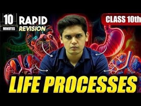 Life Processes In 10 Minutes| Class10th | Rapid Revision | Prashant Kirad |