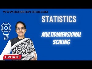 Multi-Dimensional Scaling (MDS): Statistics | Psychology Lectures @ doorsteptutor.com