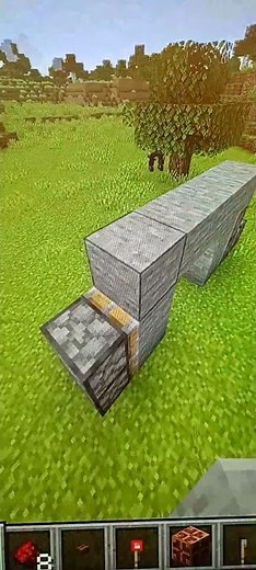 how to make 2x2 piston door #minecraft