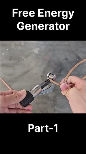 How To Make Free Electricity Generator Part-1 #shorts