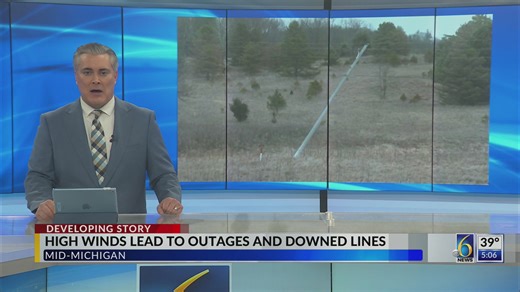 High winds lead to outages and downed lines