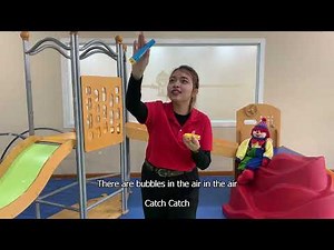 There are bubbles in the air