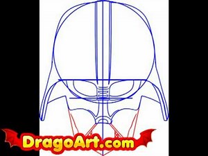 How to draw Vader, step by step