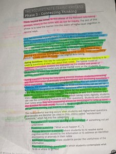 THE FOCUSED NOTE TAKING PROCESS:Phase 3 - Connecting Thinking... | Filo