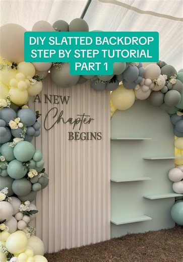 A few weeks ago I built this 7x4 slatted backdrop for a customer’s baby shower, and a lot of people asked how it was made. So here’s Part 1 of the full build 👀 In this video I break down the dimensions, materials, and layout so you can build one yourself. I’ll show you exactly how I measure, mark everything out, and prep the cuts before assembly. If you build backdrops, run an event business, or love DIY projects, save this video because Part 2 is where it all comes together. Drop your question