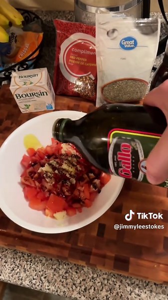 Boursin Cheese Bruschetta Dip Recipe for Holidays