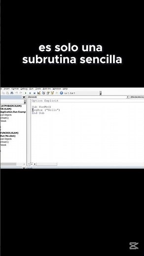 ¡Aprende a ejecutar subrutinas desde diferentes archivos!!! Clase 19-1 #excel #visualbasic