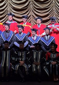 NWU Anthem Team Honoured at Potchefstroom Graduation