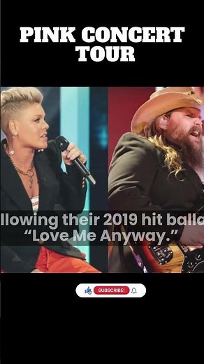 Chris Stapleton and Pink's Emotional Duet 'Just Say I'm Sorry #shorts #youtubeshorts