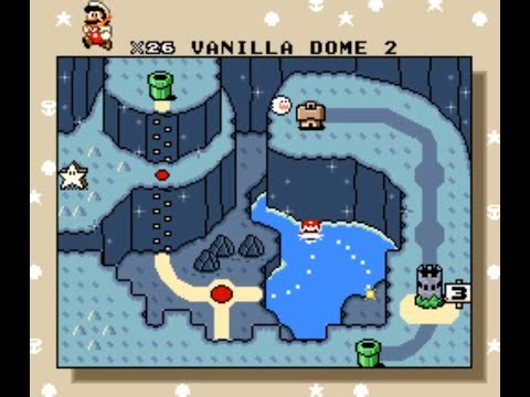Super Mario World SNES Playthrough Vanilla Dome Part 3 of 9 (ALL Secret Exits)