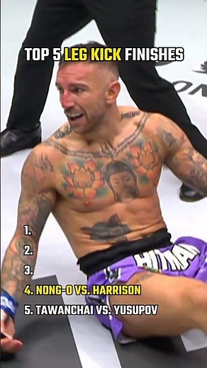 CRUSHING 🔥 Who has the fiercest leg kicks in ONE history? 👀