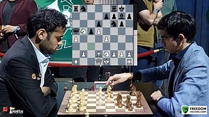 GM Arjun Erigaisi (2749) faces GM Anish Giri (NED, 2659) in Round 11 of World Blitz 2024. Both players are at 7/10 each. Who will be victorious? Video: ChessBase India #Chess #ChessBaseIndia #Blitz #WOrldBlitz #India #Netherlands #WallStreet #NewYork #USA | ChessBase India