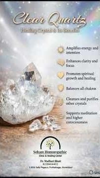 DAY 2 of Explaining Crystal , use and benefit. ||CLEAR QUARTZ||