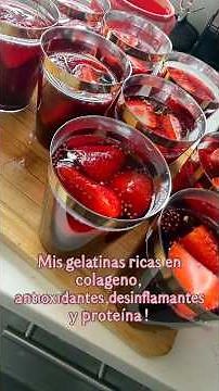 Healthy gelatin for weight loss, blood sugar control, collagen and antioxidants #recipes