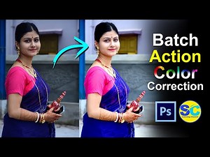 Batch Color Correction In Photoshop | Create Action In Photoshop | फोटोशॉप में एक्शन कैसे बनाएं