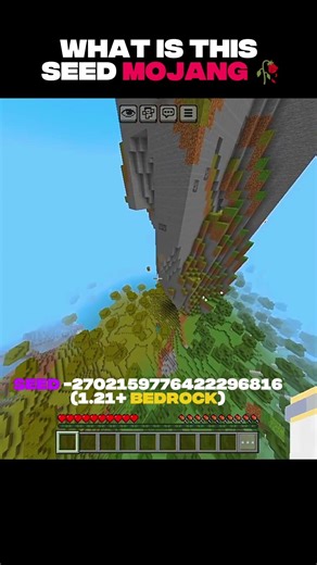 🔥 What Is This Minecraft Seed? 🤯 | #minecraft #shorts