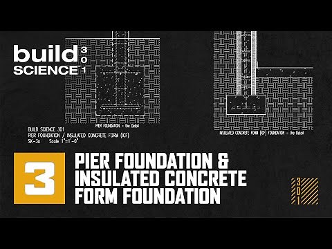 Build Science 301 - Ep. 3 | Pier Foundation & Insulated Concrete Form Foundation