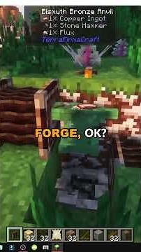 HOW TO USE PROSPECTOR'S PICK and search for ores in MINECRAFT TERRAFIRMACRAFT