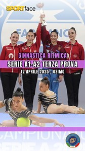 150K views · 5.9K reactions | La Serie A1 di Ginnastica Ritmica chiude la regular season con una tappa spettacolare a Osimo!露‍♀️朗露‍♀️ Il PalaBaldinelli ha fatto da cornice all’ultimo appuntamento prima della Final Six, tra coreografie mozzafiato e una gara intensa fino all’ultimo attrezzo. Adesso si vola a Torino: in palio lo scudetto 2025! #FederazioneGinnasticadItalia | Federazione Ginnastica d'Italia | Facebook