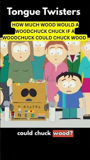 Learn English Tip 203 - How much wood would a woodchuck chuck if a woodchuck could chuck wood