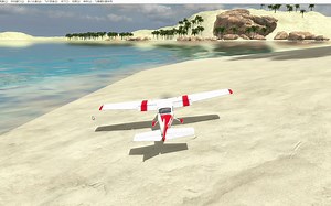 RealFlight 7.5特效全开太美了，可惜卡