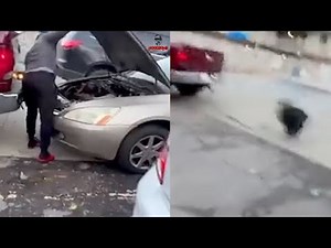 Man Caught Wife Cheating At Hotel And Takes The Engine Out The Car While Sneaky Link Driving