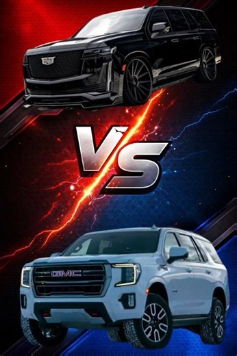 Cadillac Escalade Vs GMC Yukon #comparison#cars#vs#horsepower #speed#performance#carlover#automobile